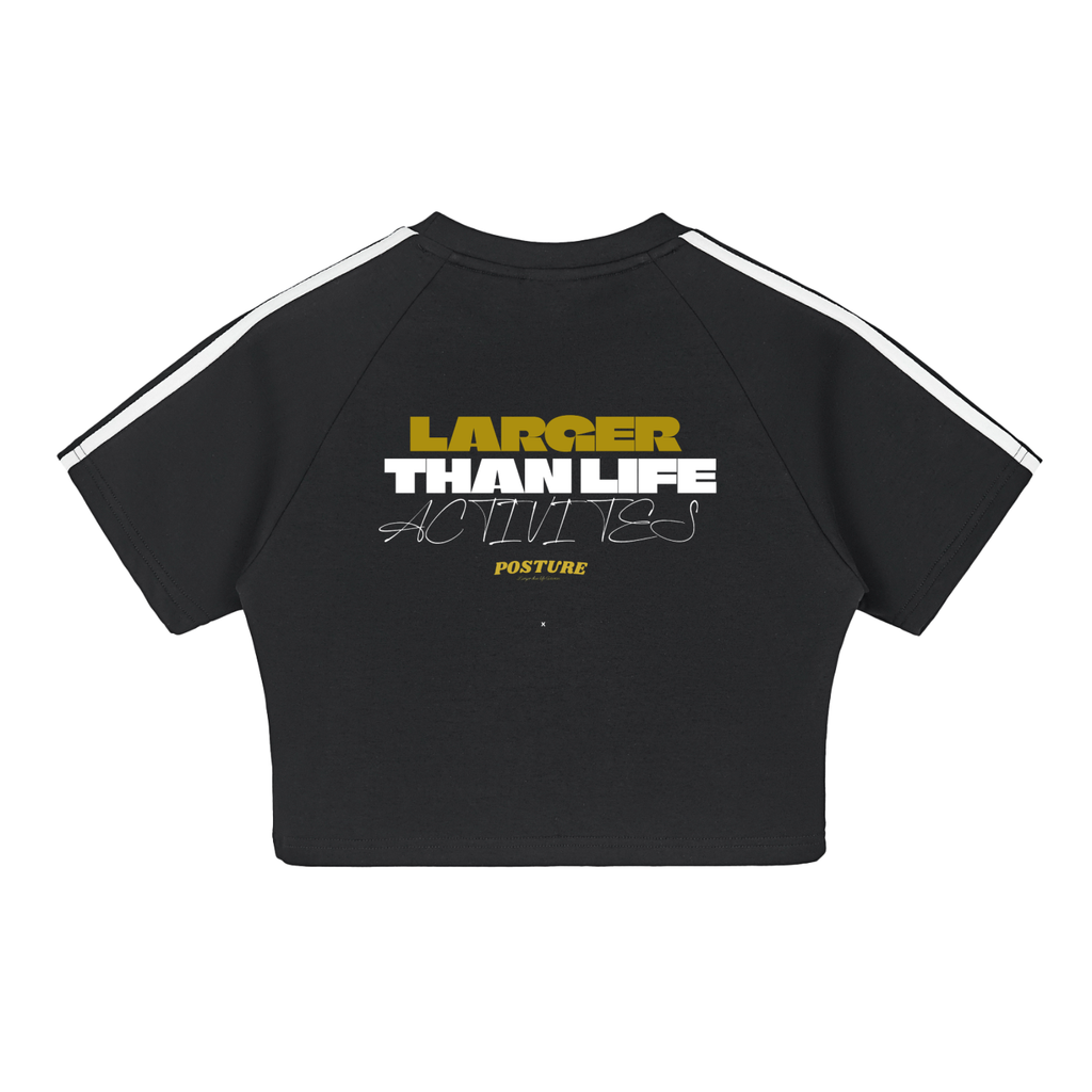 LARGER THAN LIFE Cropped Tee